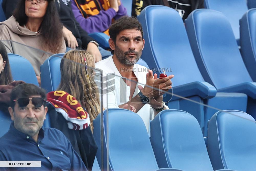 VIP on the stand in Serie A Enilive 2024/2025 - day 5 - AS Roma vs Udinese Calcio, Stadio Olimpico in Rome