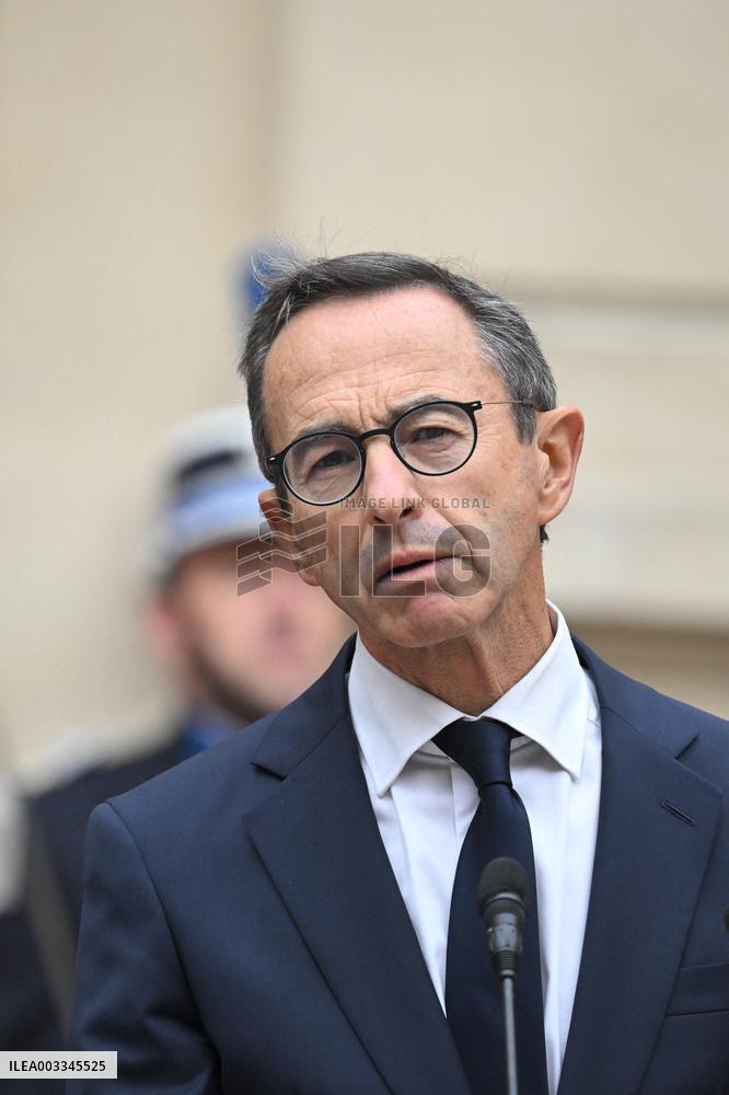 Handover Ceremony At The Hotel De Beauvau - Paris