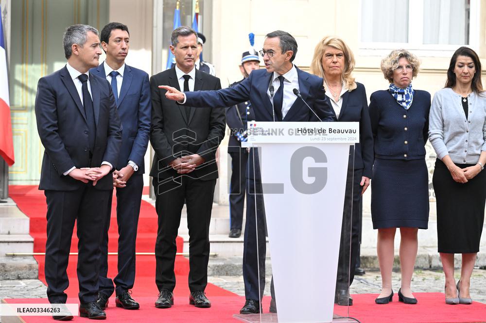 Handover Ceremony At The Hotel De Beauvau - Paris