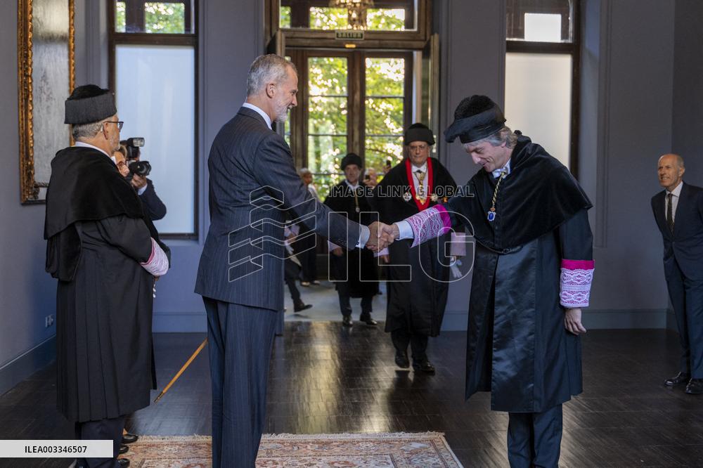 King Felipe At University Year Opening Ceremony - Zaragoza