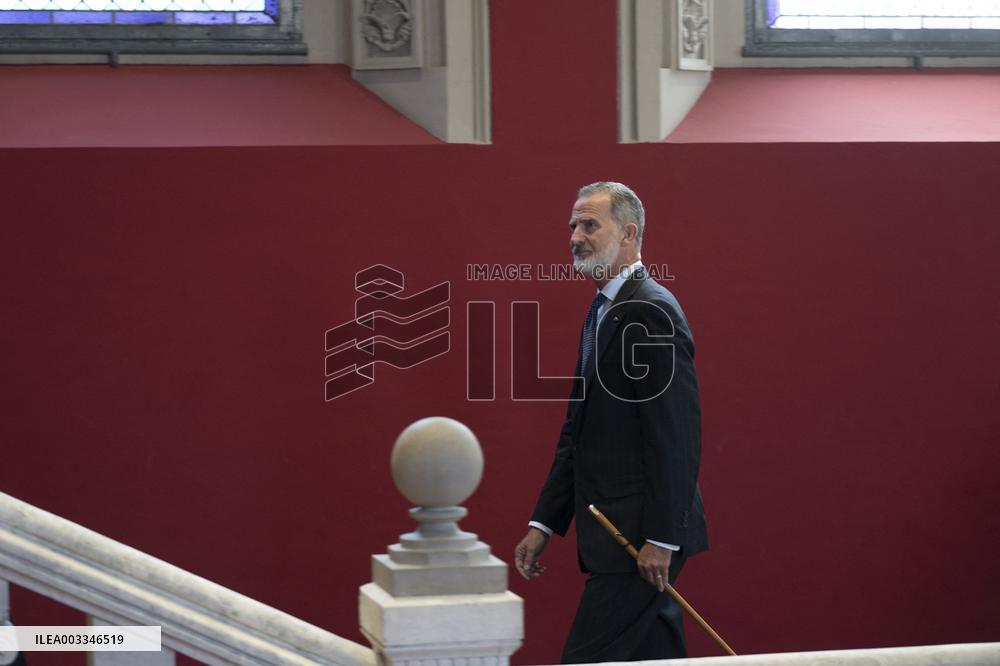 King Felipe At University Year Opening Ceremony - Zaragoza