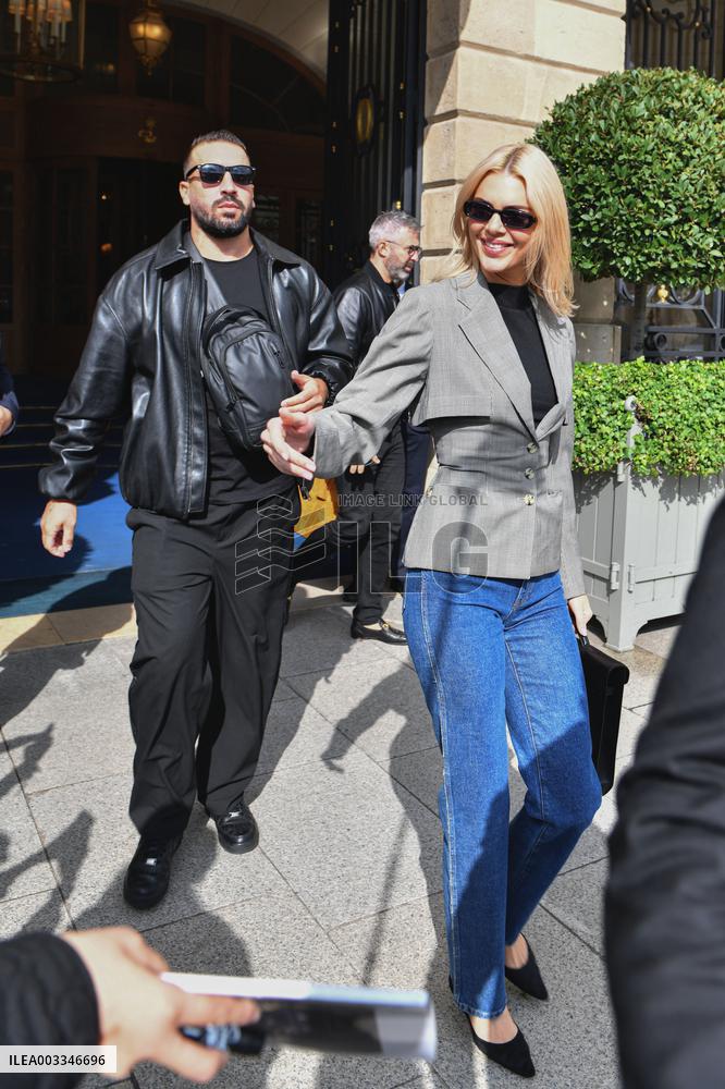 PFW - Kendall Jenner Heads To L’Oreal Rehearsals