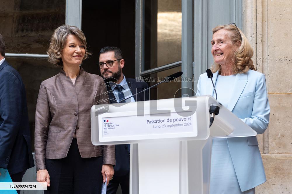 Handover Ceremony Education Ministry - Paris