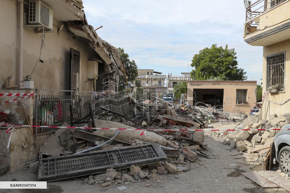 Two-Storey Building Collapses - Italy