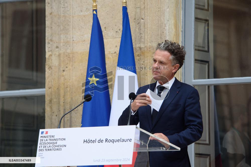 Handover Ceremony At The Ministry Of Ecology - Paris