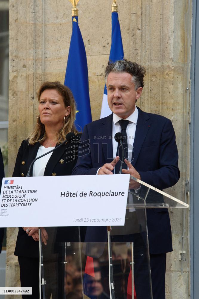 Handover Ceremony At The Ministry Of Ecology - Paris