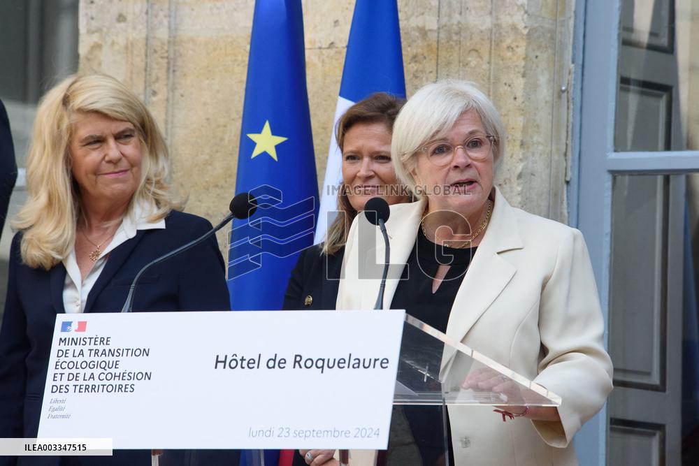 Handover Ceremony At The Ministry Of Ecology - Paris