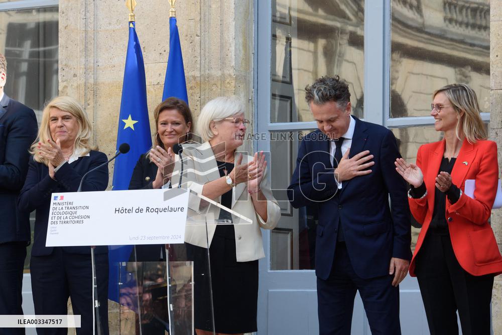 Handover Ceremony At The Ministry Of Ecology - Paris