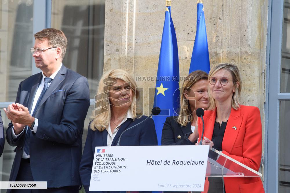 Handover Ceremony At The Ministry Of Ecology - Paris