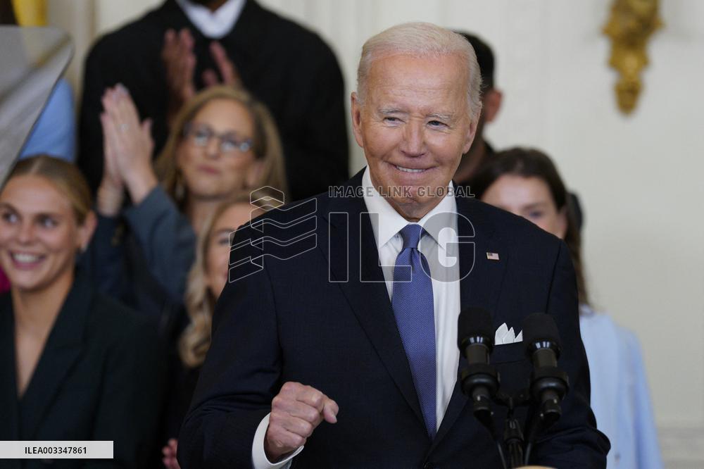Joe Biden welcomes the Gotham FC - Washington