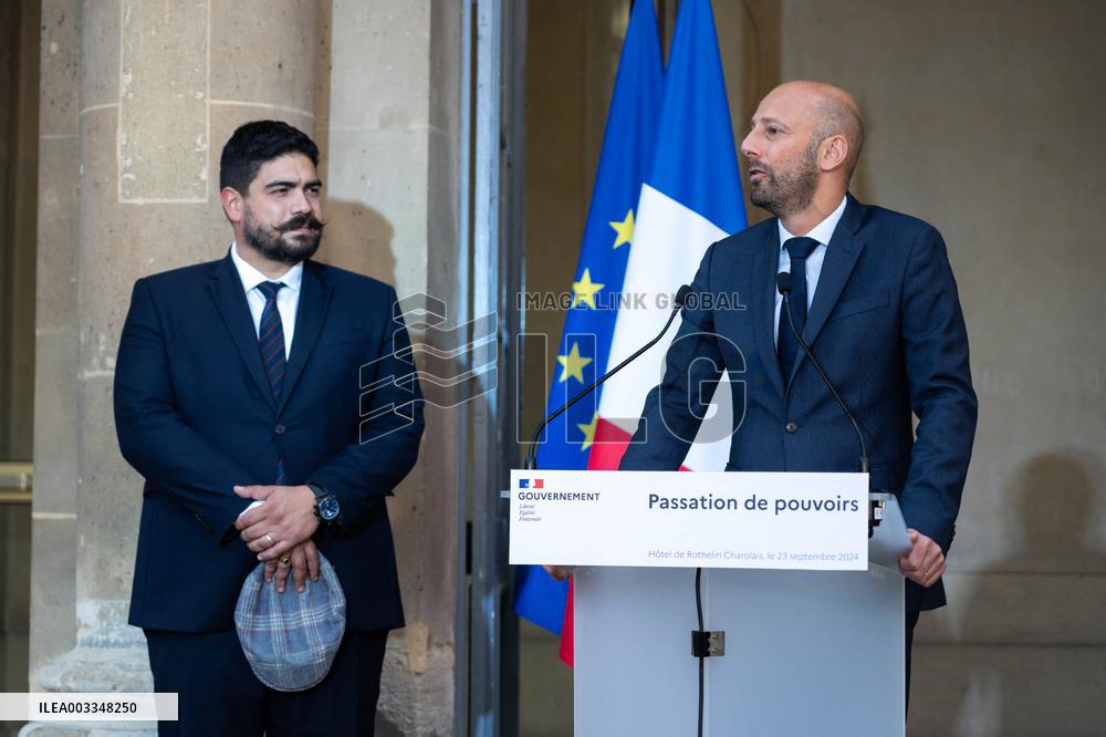 Handover Ceremony At Public Action Ministry - Paris