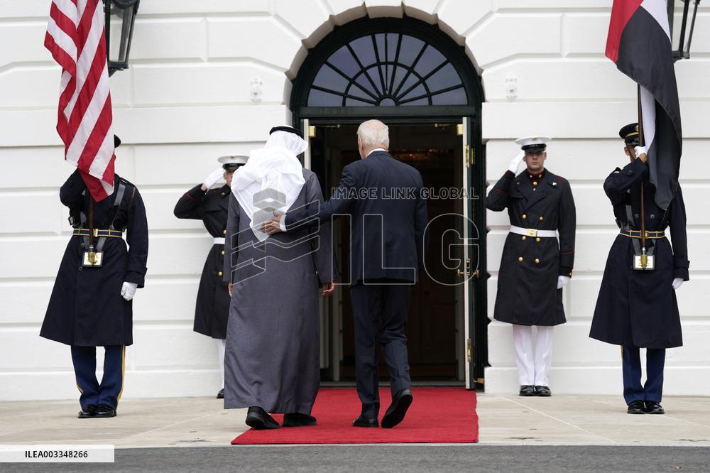 Joe Biden welcomes UAE Preseident - Washington