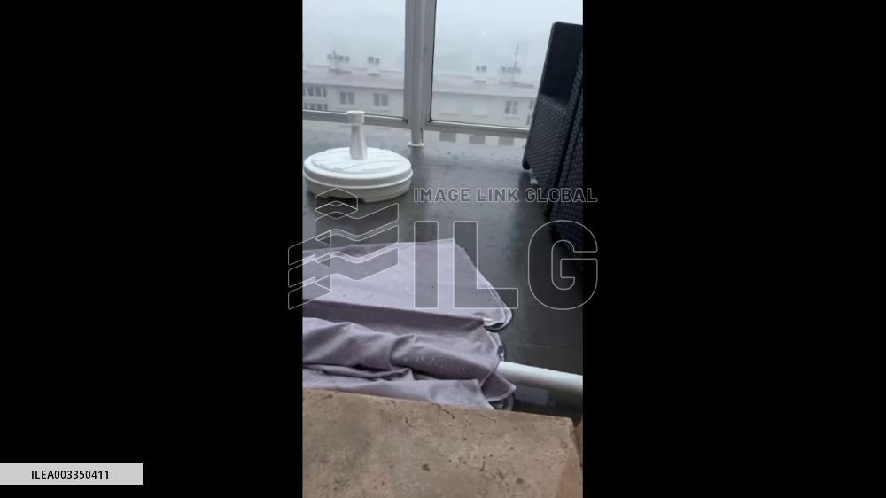 France: Severe Thunderstorm Hits Cannes, Bringing Heavy Rains And Hail