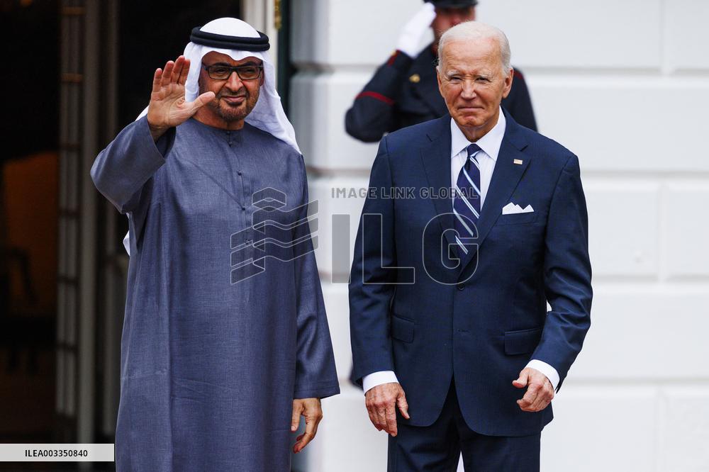 Biden Greets UAE’s President MBZ - Washington