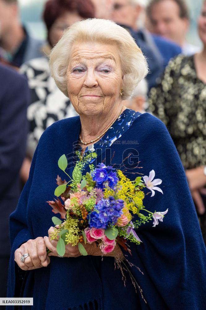Princess Beatrix At The Reopening Of The Flour Mill - Netherlands