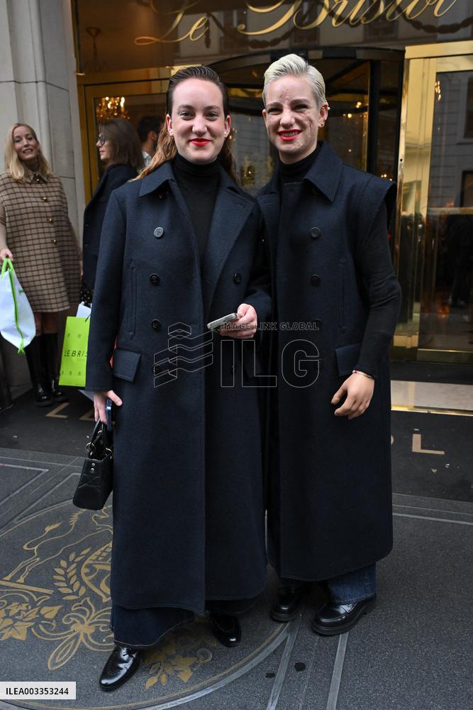 PFW Celebrities Out Of Hotels