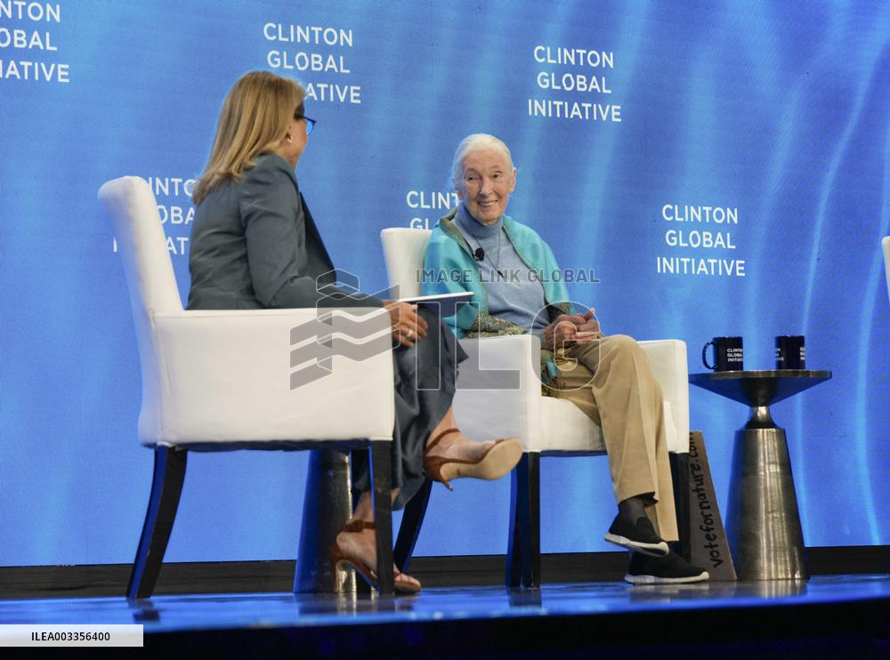 Jane Goodall At Clinton Global Initiative - NYC