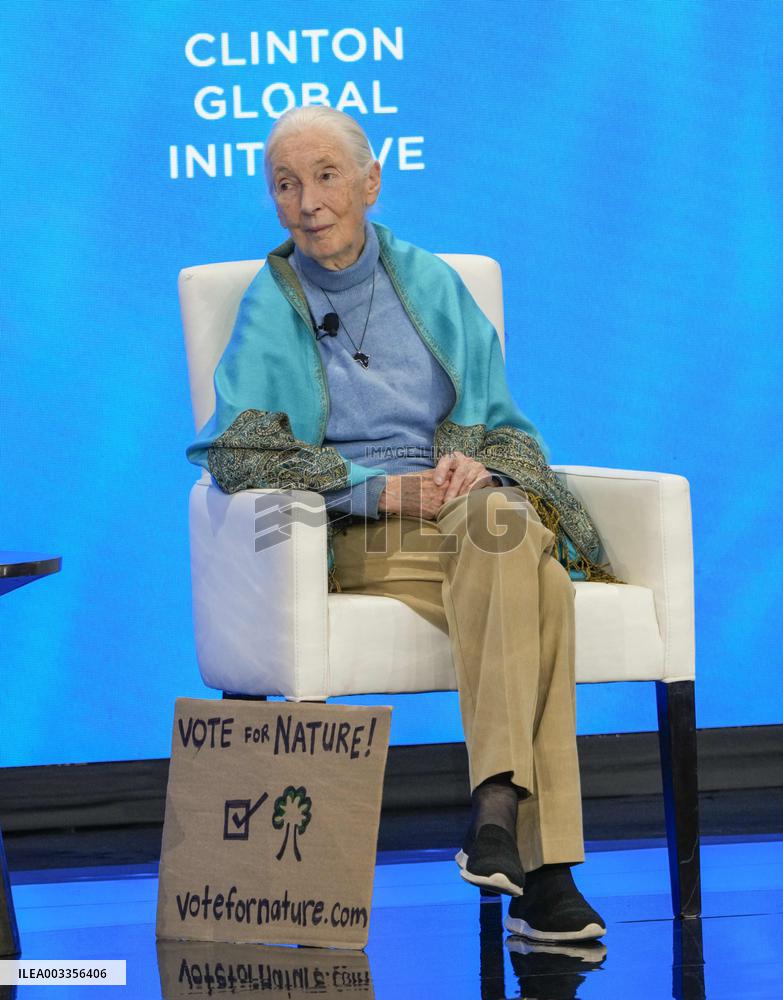 Jane Goodall At Clinton Global Initiative - NYC
