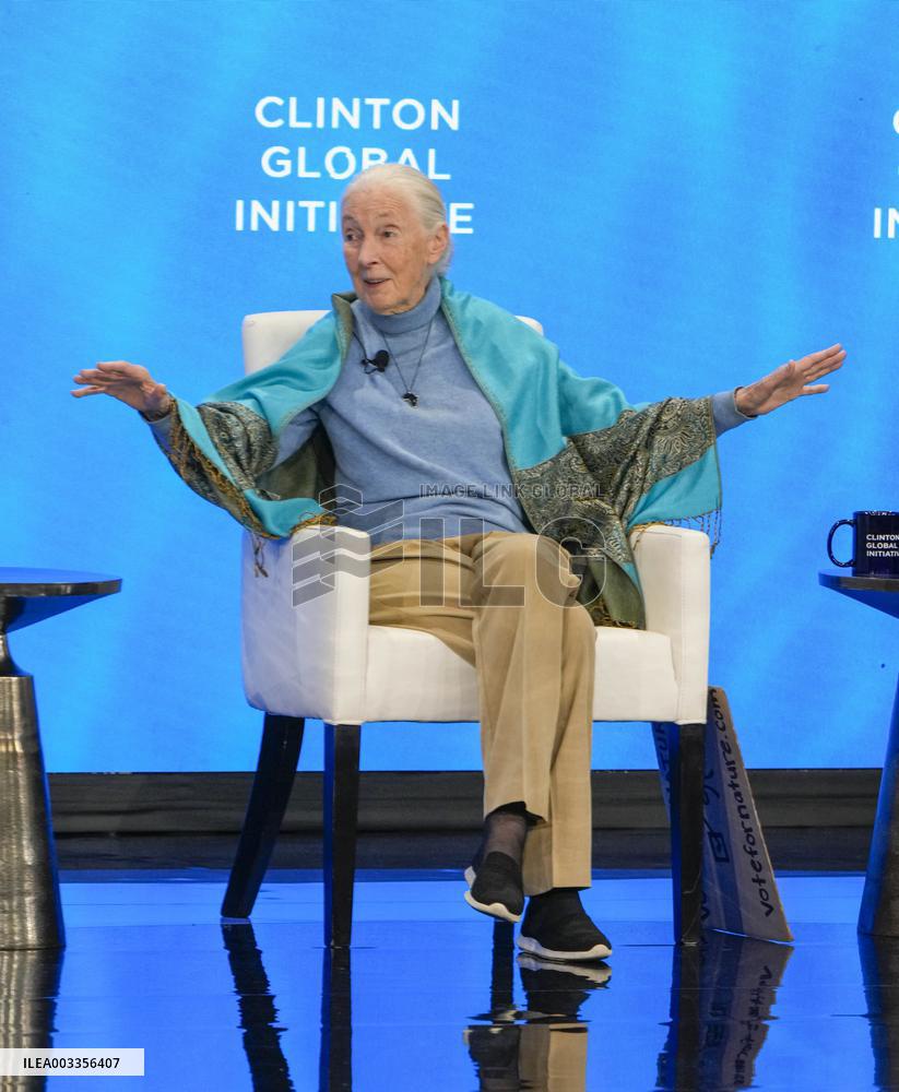 Jane Goodall At Clinton Global Initiative - NYC
