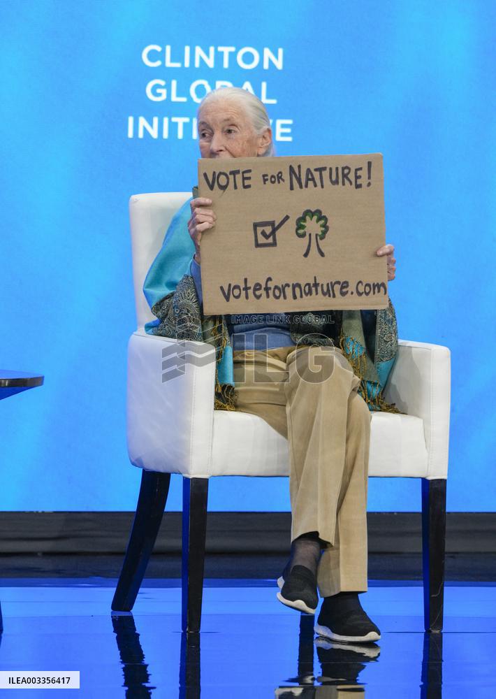 Jane Goodall At Clinton Global Initiative - NYC