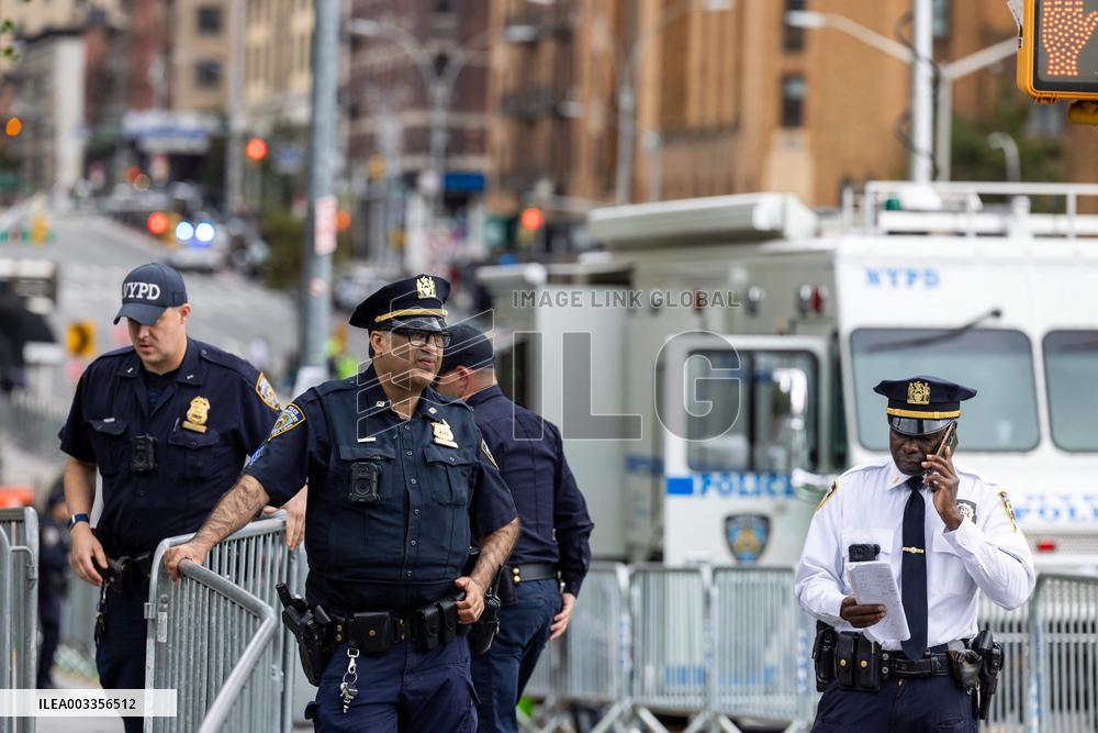 Iranian Opposition Protest Outside The UN - NYC