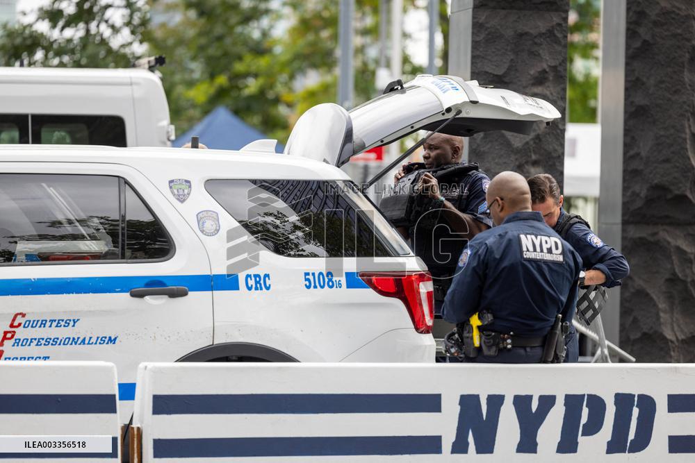 Iranian Opposition Protest Outside The UN - NYC