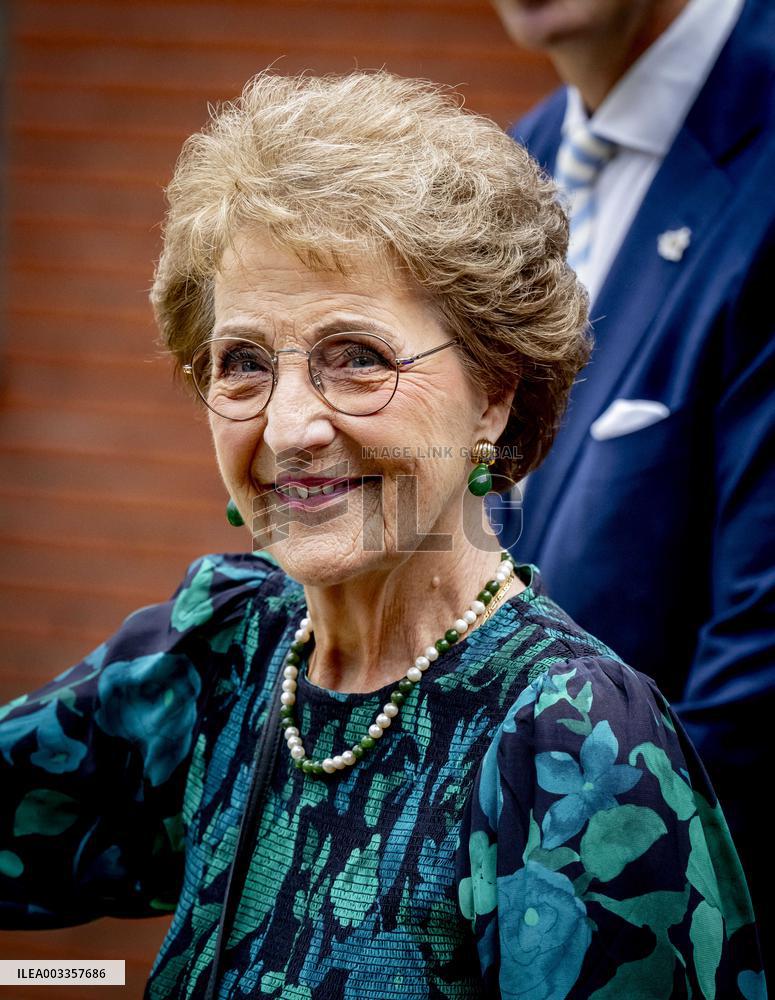 Princess Margriet At Children's Postage Stamps Unveiled - Netherlands