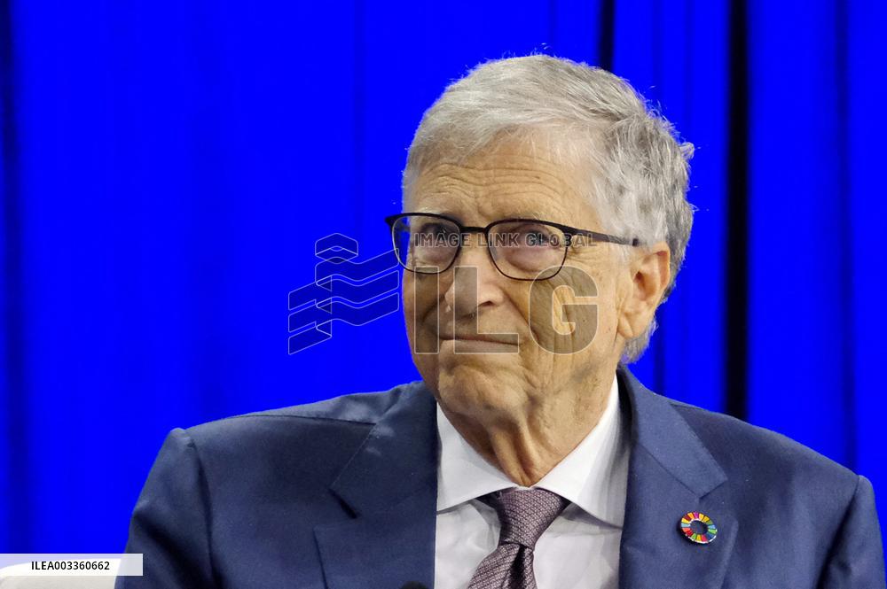Bill Gates At 2024 Clinton Global Initiative - NYC