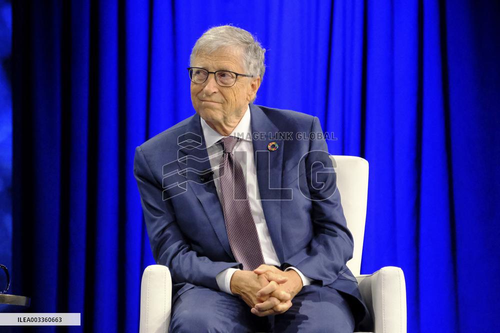 Bill Gates At 2024 Clinton Global Initiative - NYC