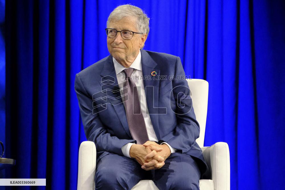 Bill Gates At 2024 Clinton Global Initiative - NYC