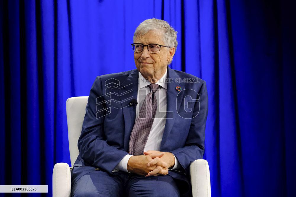 Bill Gates At 2024 Clinton Global Initiative - NYC