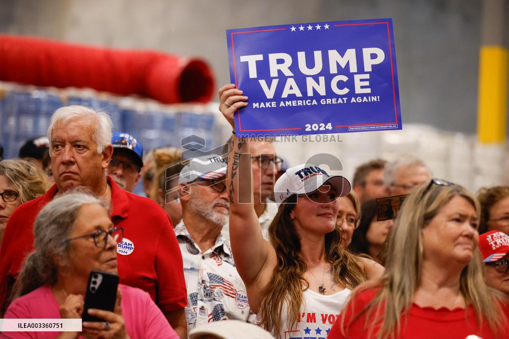 Trump Campaigns In Mint Hill - North Carolina