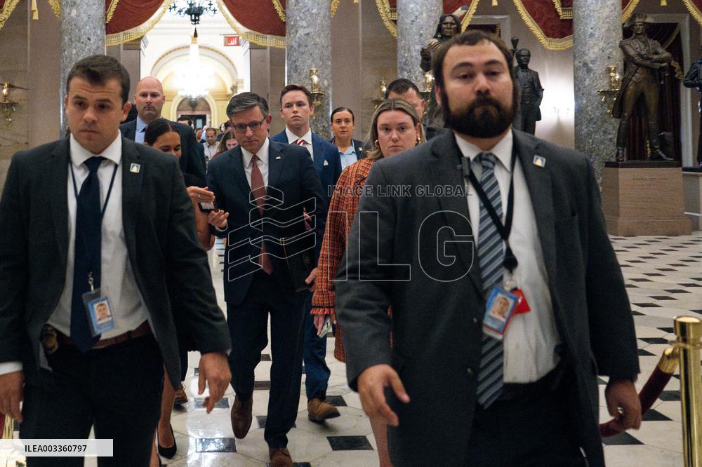 Johnson Holds A Press Conference - Washington
