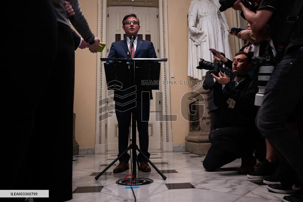 Johnson Holds A Press Conference - Washington