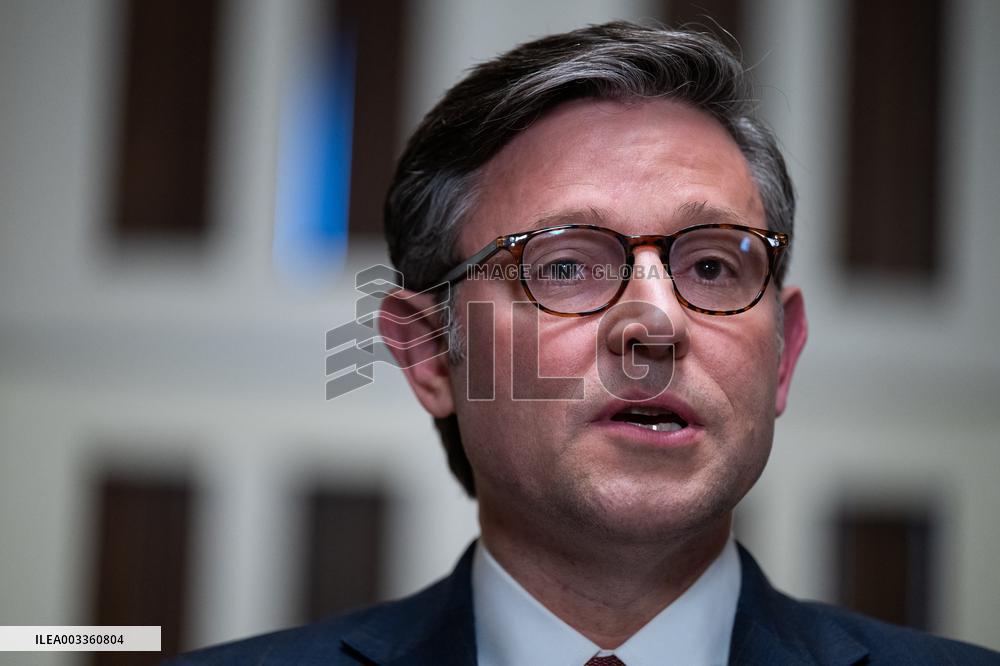 Johnson Holds A Press Conference - Washington