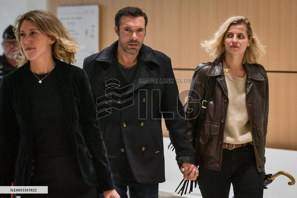 French comedian and writer Nicolas Bedos at Paris Court FA