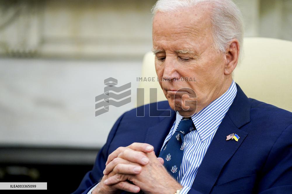 Biden And Zelensky Meet - Washington