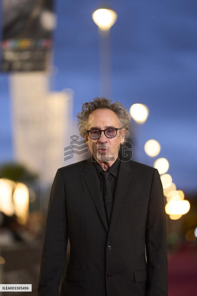 San Sebastian Festival - Monica Bellucci And Tim Burton