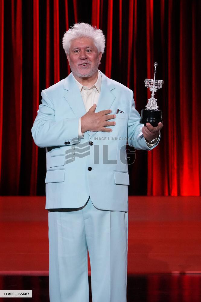 San Sebastian Film Festival - Pedro Almodovar Awarded