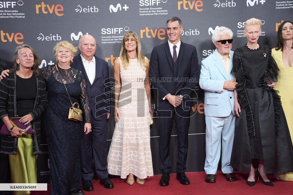 San Sebastian Film Festival - Pedro Sanchez At The Room Next Door Screening