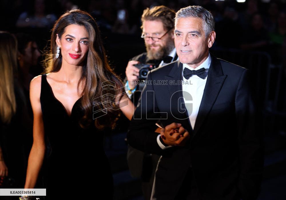 George And Amal Clooney Arriving For The Albie Awards - NYC