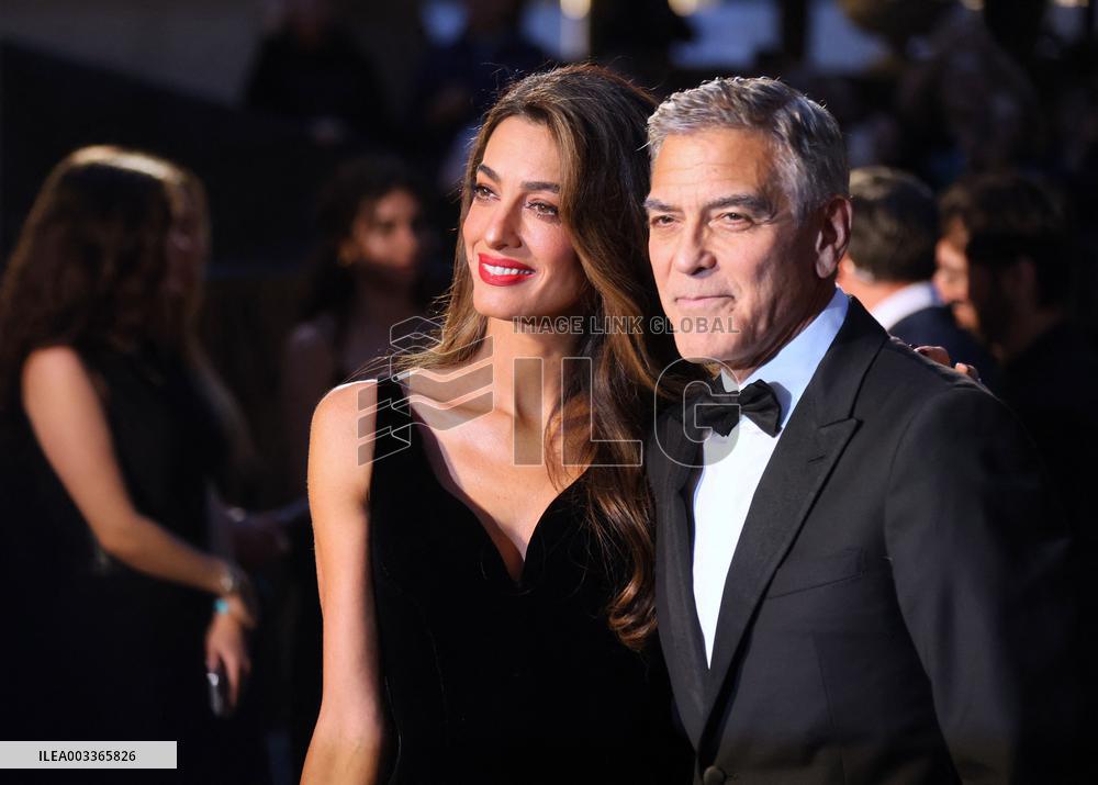 George And Amal Clooney Arriving For The Albie Awards - NYC