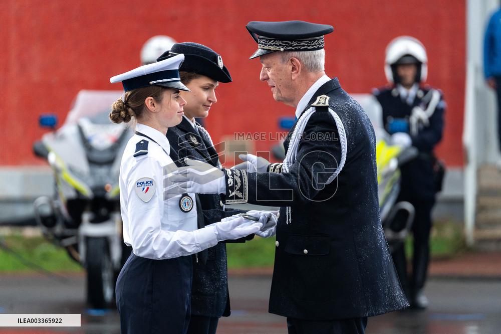 Bruno Retailleau at a farewell ceremony - Velizy-Villacoublay