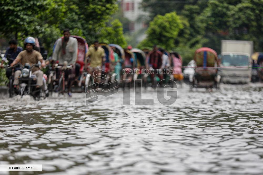 Rain Hampers Daily Life - Dhaka