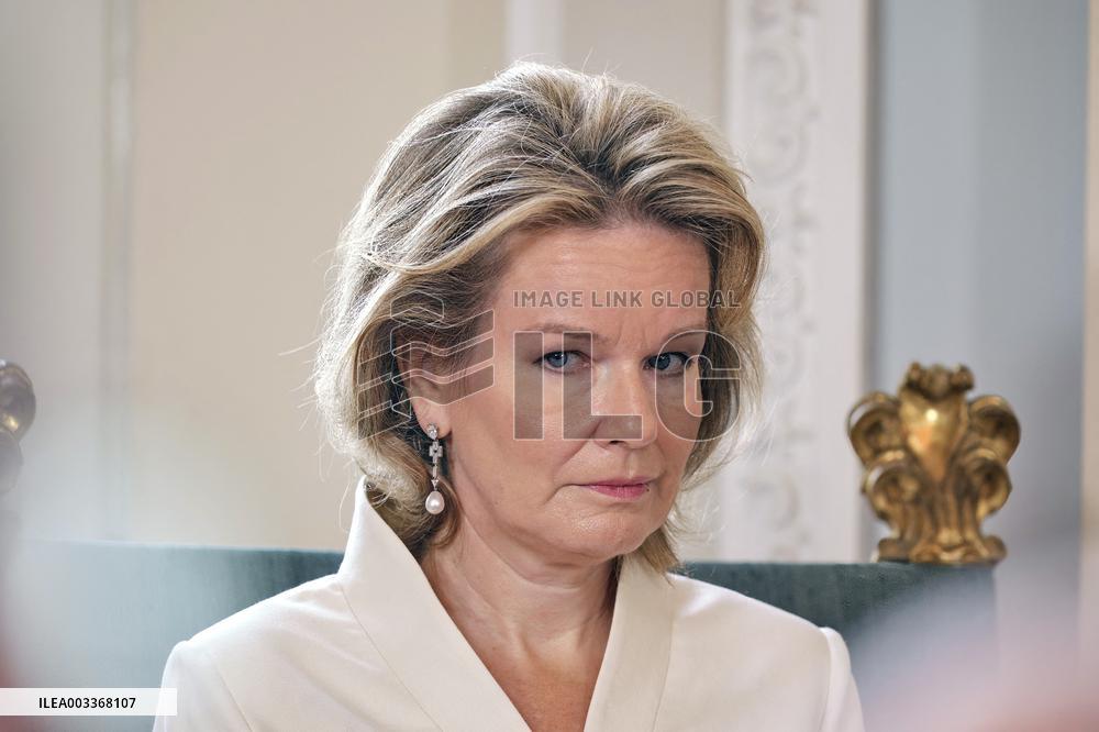 Pope Francis Meets Belgium's Civil Authorities - Laeken