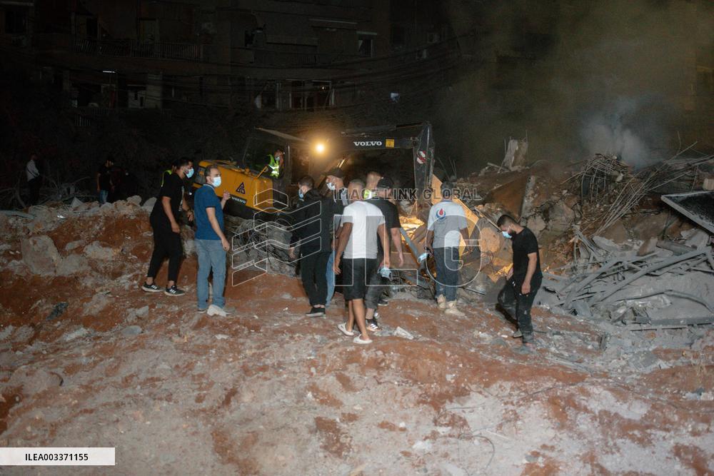 Israel Launches Massive Airstrike - Beirut