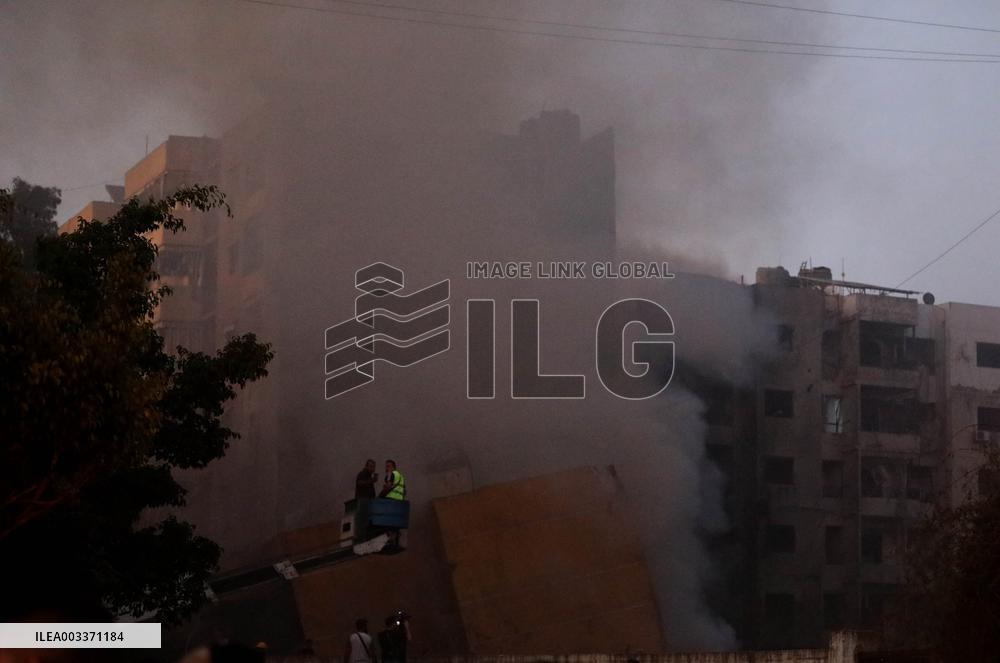 Israel Launches Massive Airstrike - Beirut