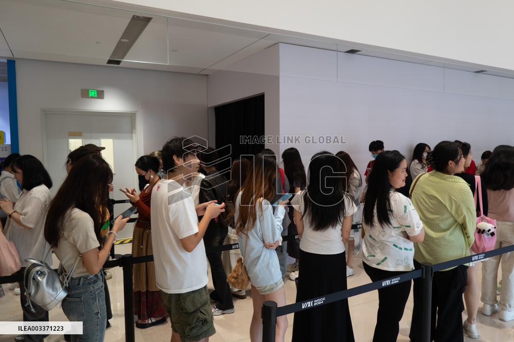 Actor Jackson Yee Interactive Installation House at WDCC2024 in Shanghai