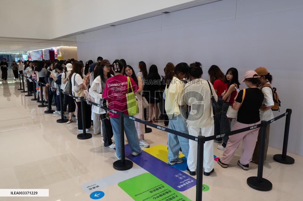 Actor Jackson Yee Interactive Installation House at WDCC2024 in Shanghai