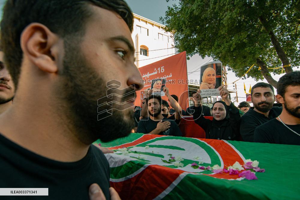 Israel Strikes Shiite Village Of Maaysra - Lebanon